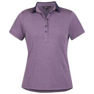 Kerrits Women's Cool Tempo Polo Shirt in Magenta / Aurora